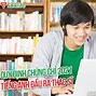 B1 Chuẩn Đầu Ra Thạc Sĩ Tiếng Anh Là Gì