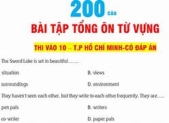 Tổng Ôn Từ Vựng