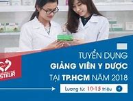 Tuyển Dụng Giảng Viên Cao Đẳng Dược Tphcm